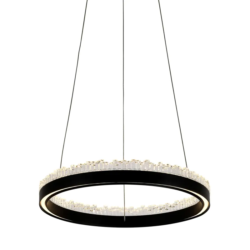 Suspensie REGI PD2304400R-MB Zumaline LED, Negru, Polonia