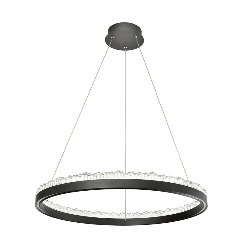 Suspensie REGI PD2304600R-MB Zumaline LED, Negru, Polonia