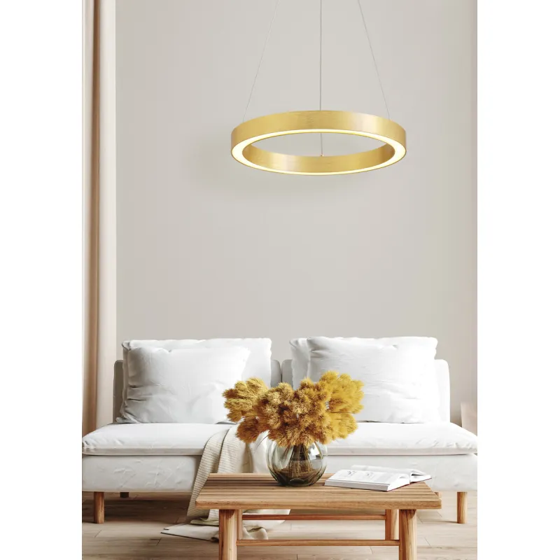 Suspensie CARLO PL200910-500-GD Zumaline LED, Auriu, Polonia