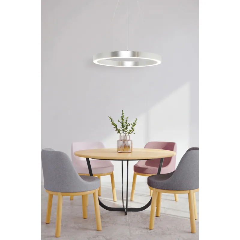 Suspensie CARLO PL200910-500-SL Zumaline LED, Argintiu, Polonia