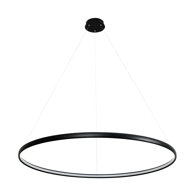 Suspensie CARLO PL210503-1200-BK Zumaline LED, Negru, Polonia