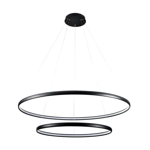 Suspensie CARLO PL210503-800+1200-BK Zumaline LED, Negru, Polonia