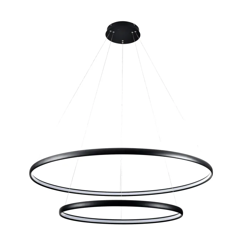 Suspensie CARLO PL210503-800+1200-BK Zumaline LED, Negru, Polonia
