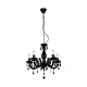 Candelabru MAGNOLIA RLD94016-5B Zumaline E14, Negru, Polonia