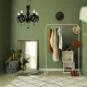 Candelabru MAGNOLIA RLD94016-5B Zumaline E14, Negru, Polonia