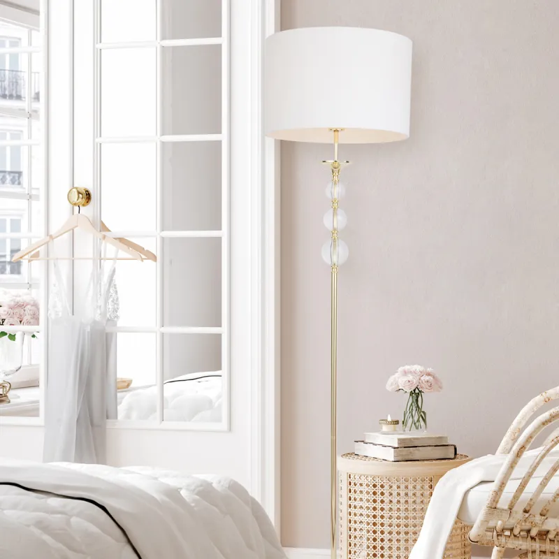 Lampadar REA RLL93163-1GW Zumaline E27, Auriu, Polonia