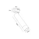 Downlight Sina 1 Faza LULU TRACK TLS005-WH Zumaline GU10, Alb, Polonia