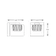Aplica GEM W0389-01A-F7AC Zumaline LED, Auriu, Polonia