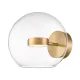 Aplica ENCELADUS W0428-01D-L4AC Zumaline LED, Auriu, Polonia