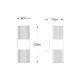 Aplica ICICLE W0542-02A-F4B1 Zumaline G9, Crom, Polonia