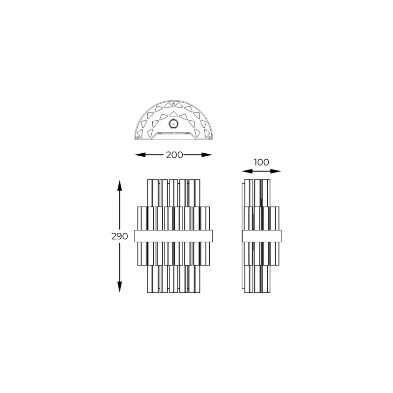 Aplica CONSTANTINOPLE  W0567-02A-B52G Zumaline G9, Alama, Polonia