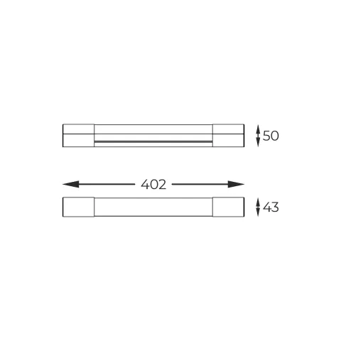 Aplica Baie PARKS W200526301 Zumaline LED, Crom, Polonia