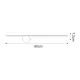 Aplica FAD WL22032G-L60 Zumaline LED, Negru, Polonia
