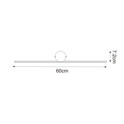 Aplica FAD WL22032H-L60 Zumaline LED, Auriu, Polonia