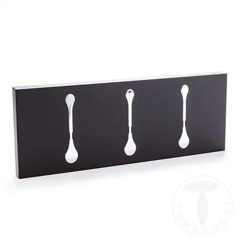Cuier Rabatabil Bin 3 Black 0733 Tomasucci Italia 