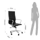 Scaun Birou Task Black 0853 Tomasucci Italia 