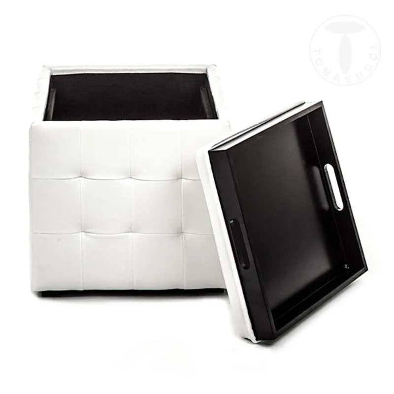 Taburet Tip Container Dizzy White 1216 Tomasucci Italia 