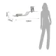 Raft Din Sticla Mensola Wave 1222 Tomasucci Italia 