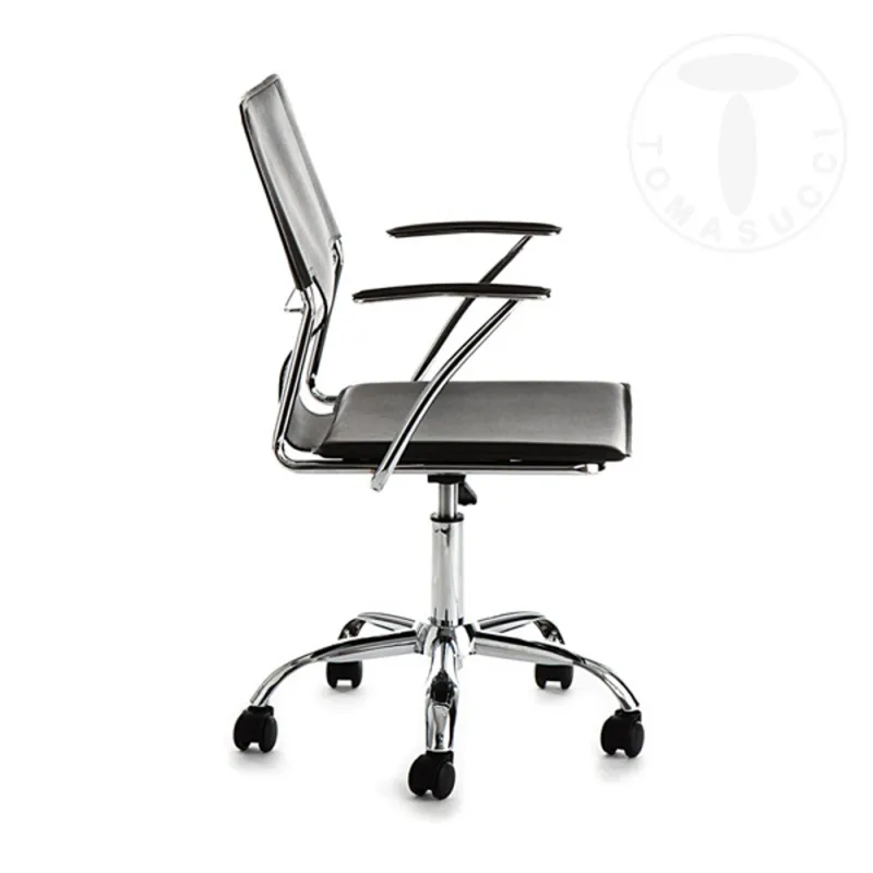 Scaun Birou Sedia Da Ufficio Lynx Black 1446 Tomasucci Italia 