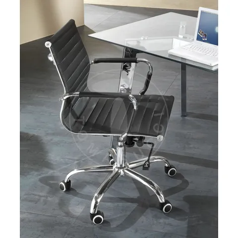 Scaun Birou Sedia Da Ufficio Task Black Small 1604 Tomasucci Italia 