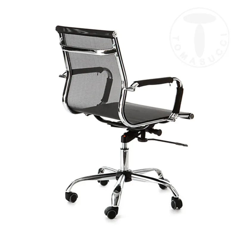 Scaun Birou Sedia Da Ufficio Web Net Black 1605 Tomasucci Italia 