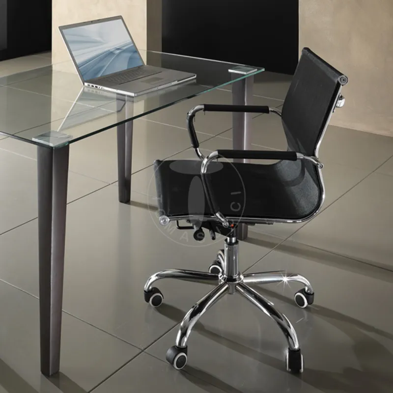 Scaun Birou Sedia Da Ufficio Web Net Black 1605 Tomasucci Italia 