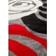 Covor Sculptat Manual Rose Red And Black 1629 Tomasucci Italia 
