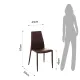 Scaun Tapitat Sedia Lion Brown 1652 Tomasucci Italia 