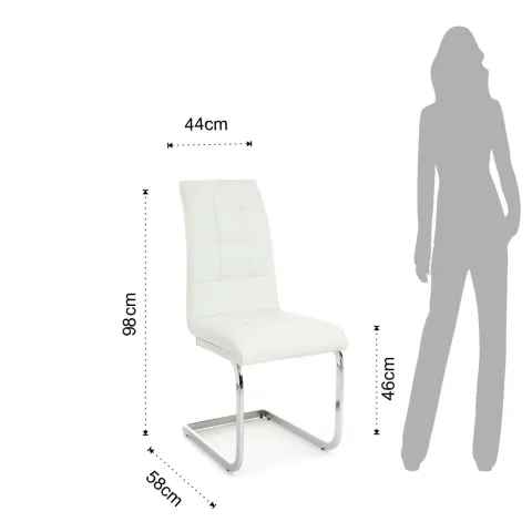 Scaun Tapitat Cozy White 1661 Tomasucci Italia 