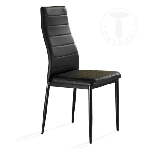 Scaun Tapitat Sedia Camaro Black 1669 Tomasucci Italia 