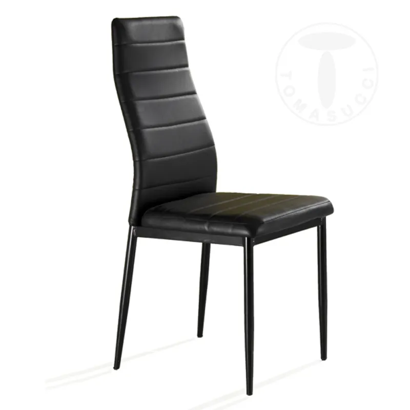 Scaun Tapitat Sedia Camaro Black 1669 Tomasucci Italia 