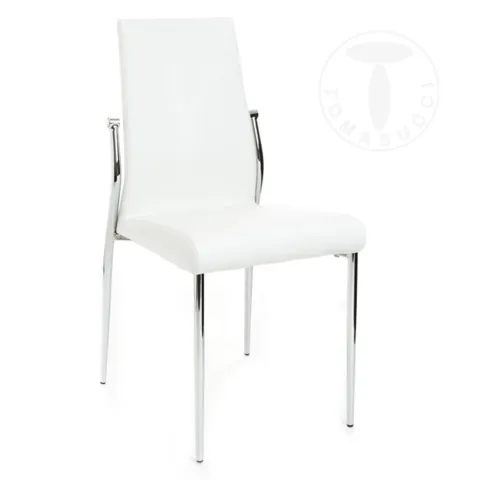 Scaun Tapitat Sedia Margo' White 1714 Tomasucci Italia 