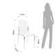 Scaun Tapitat Sedia Margo' White 1714 Tomasucci Italia 