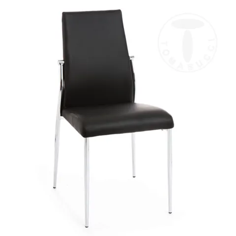 Scaun Tapitat Sedia Margo' Black 1715 Tomasucci Italia 
