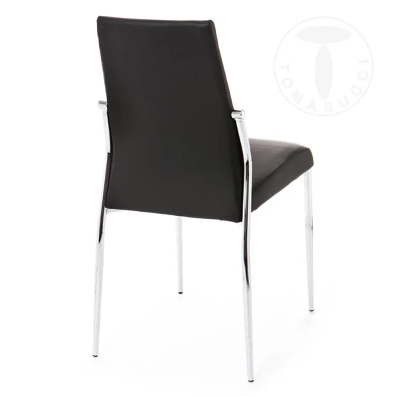 Scaun Tapitat Sedia Margo' Black 1715 Tomasucci Italia 