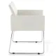 Scaun Metalic Din Piele Sintetica Emma White 1873 Tomasucci Italia 