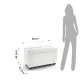Taburet Cu Depozitare Nice White 80 1976 Tomasucci Italia 