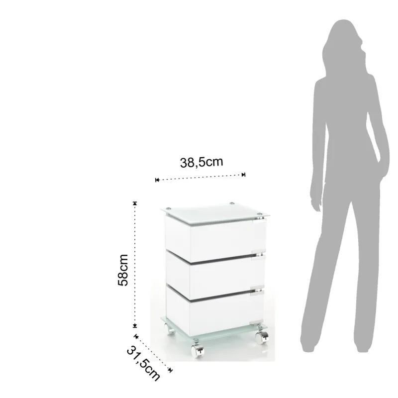 Comoda Cu Roti Bobo 1992 Tomasucci Italia 