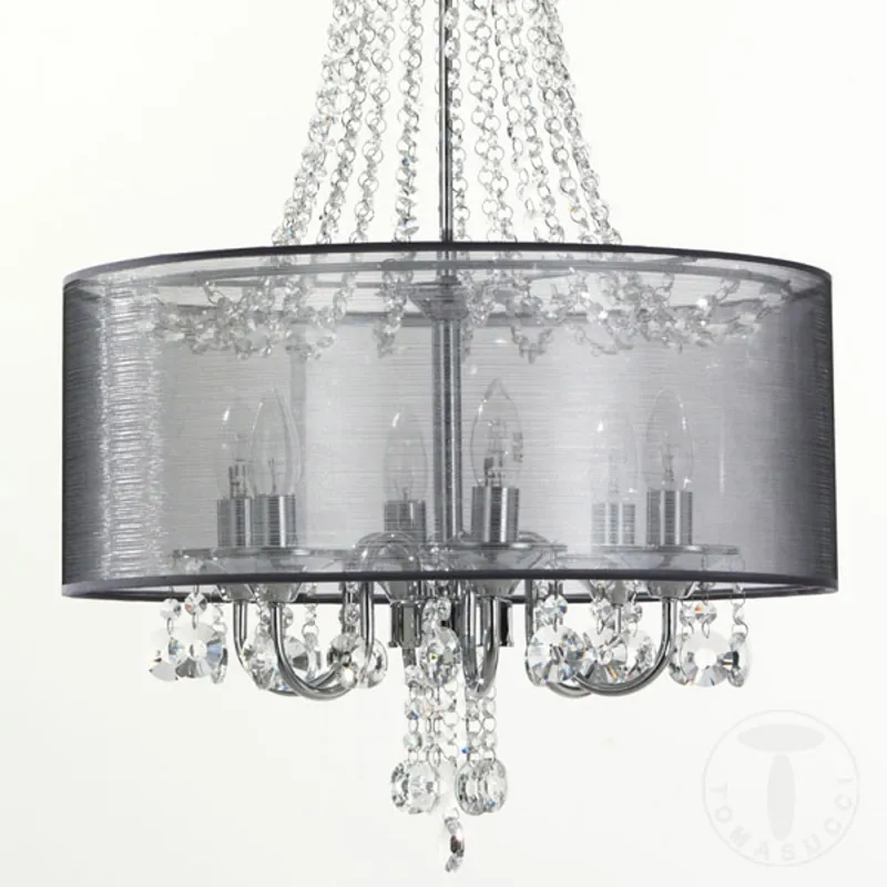 Candelabru 6 Jewel Silver Ring 2399 Tomasucci Italia 