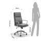 Scaun Birou Prestige Grey 2421 Tomasucci Italia 