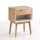 Noptiera Din Bambus Hijo White 2430 Tomasucci Italia 