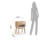 Noptiera Din Bambus Hijo White 2430 Tomasucci Italia 