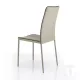 Scaun Din Piele Sintetica Kable Tortora 2442 Tomasucci Italia 