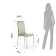 Scaun Din Piele Sintetica Kable Tortora 2442 Tomasucci Italia 