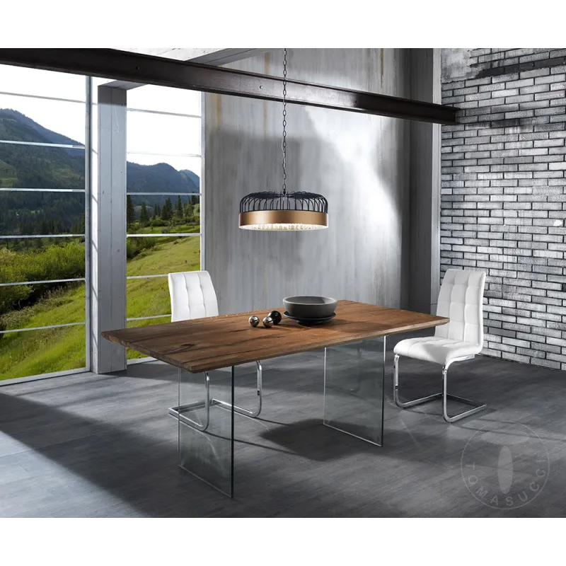 Masa Din Lemn Masiv Float 2492 Tomasucci Italia 