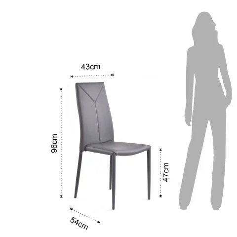 Scaun Sally Grey 2613 Tomasucci Italia 