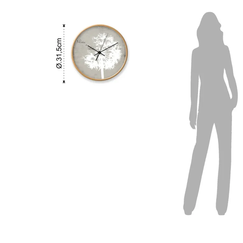 Ceas De Perete Make A Wish 2616 Tomasucci Italia 