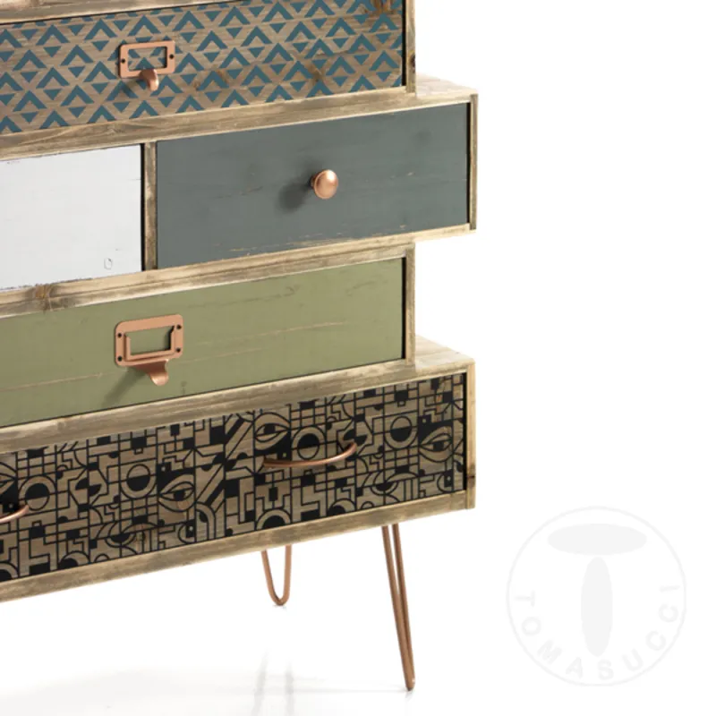 Comoda Din Lemn De Brad 8/C Kijo 2631 Tomasucci Italia 