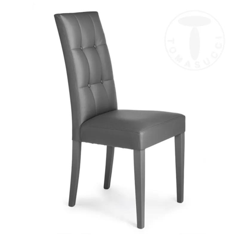 Scaun Din Piele Dada Grey 2720 Tomasucci Italia 