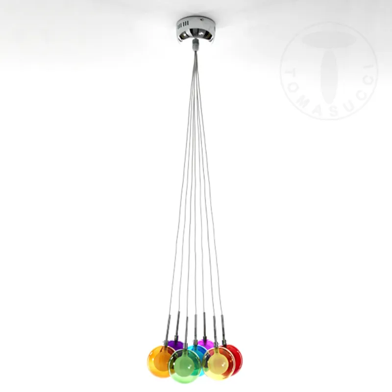 Suspensie 7 Spheres Colors 2732 Tomasucci Italia 